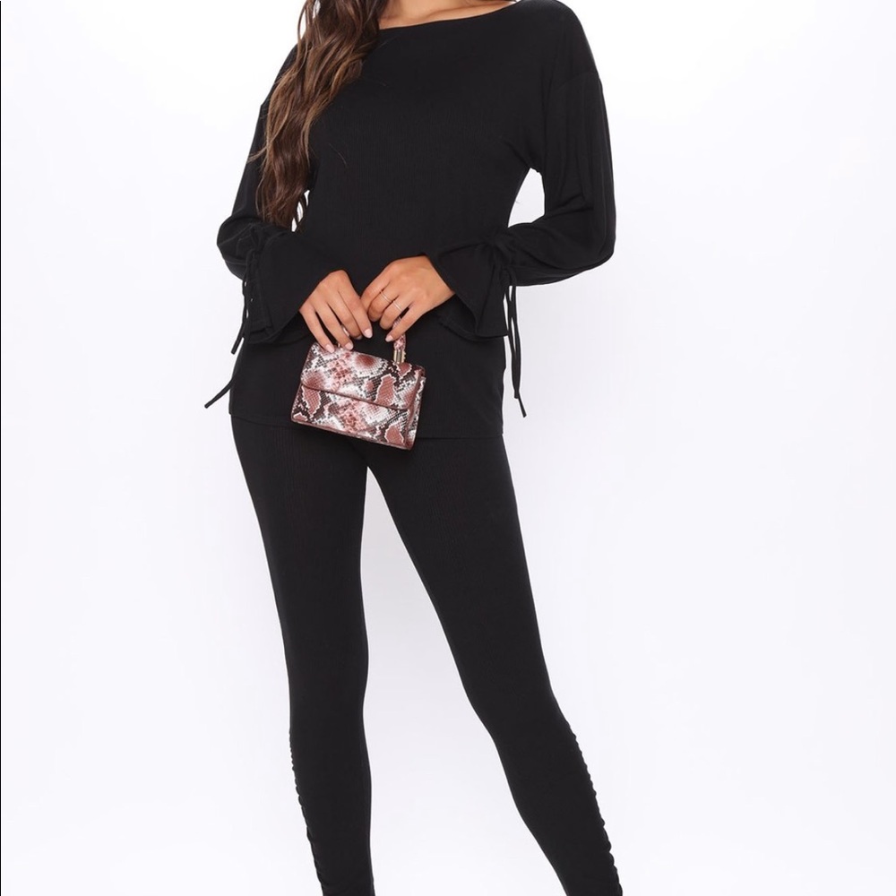Oversized Long Sleeve Pants Set